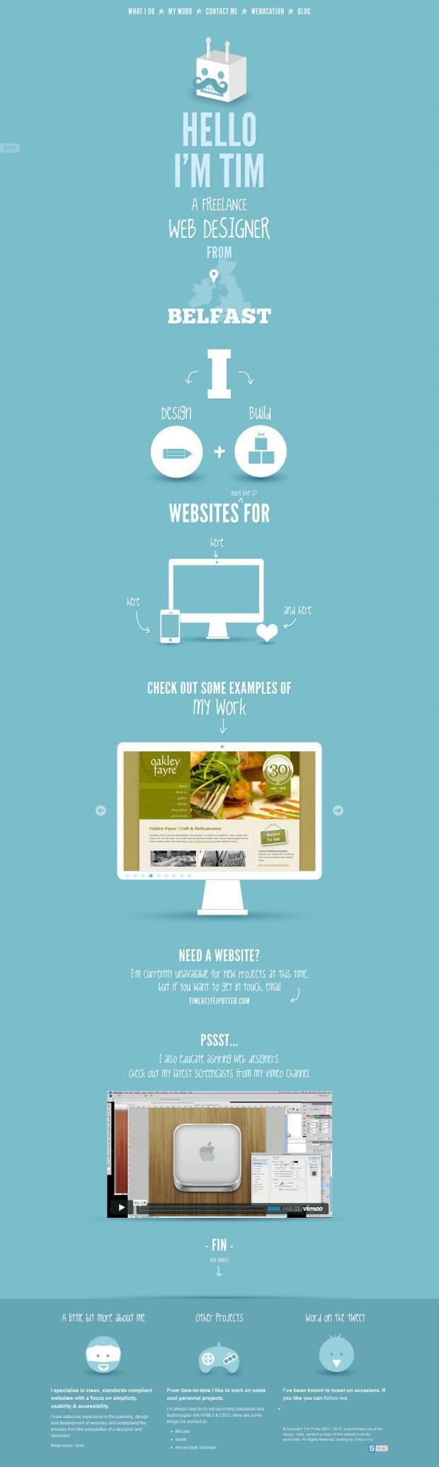 Custom Design CV Template