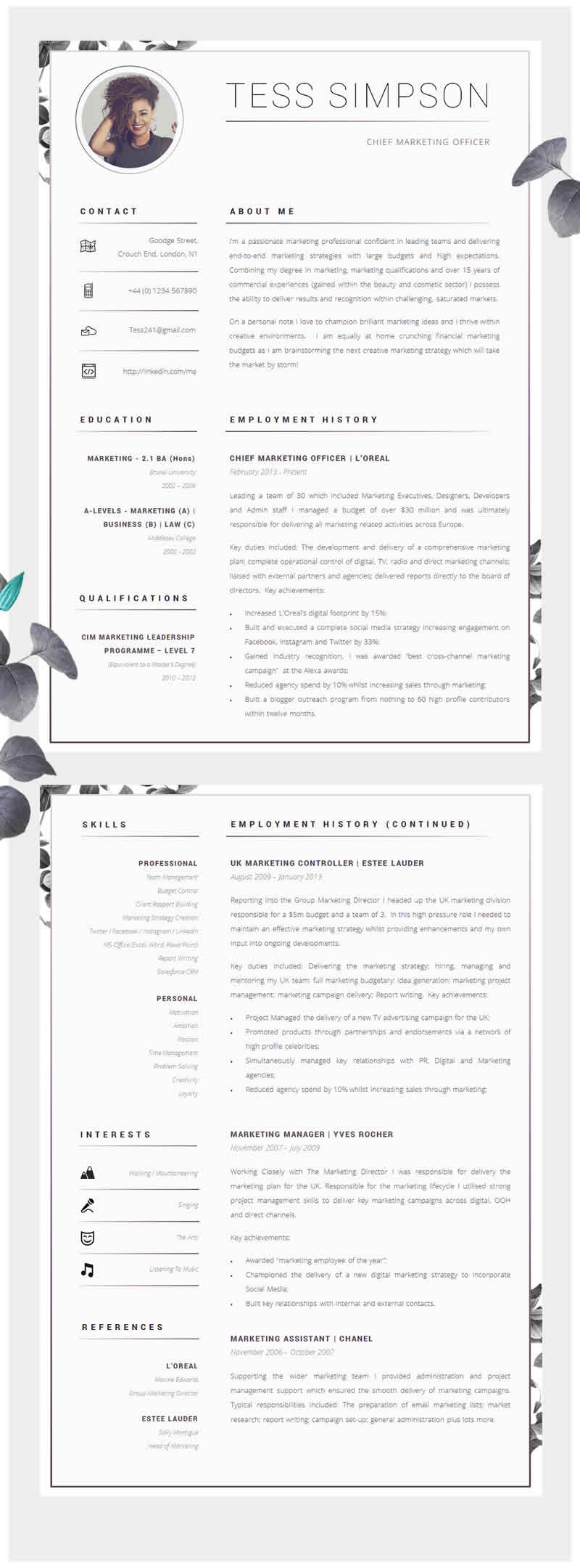Resume Design