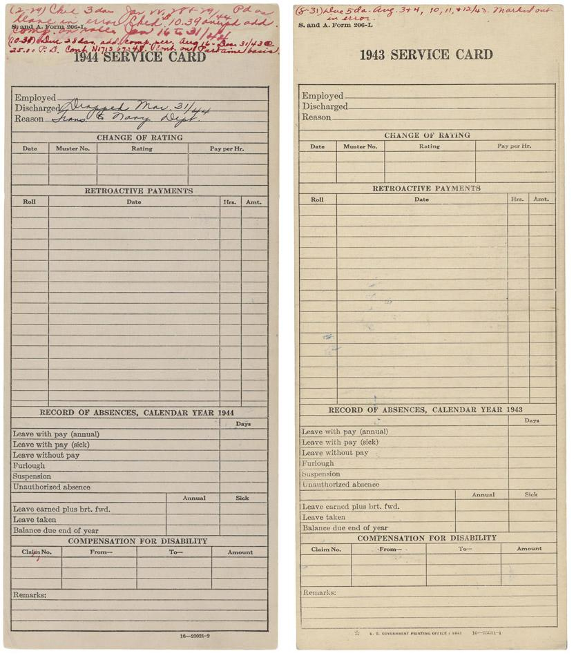 Albert Einstein Employment Documents