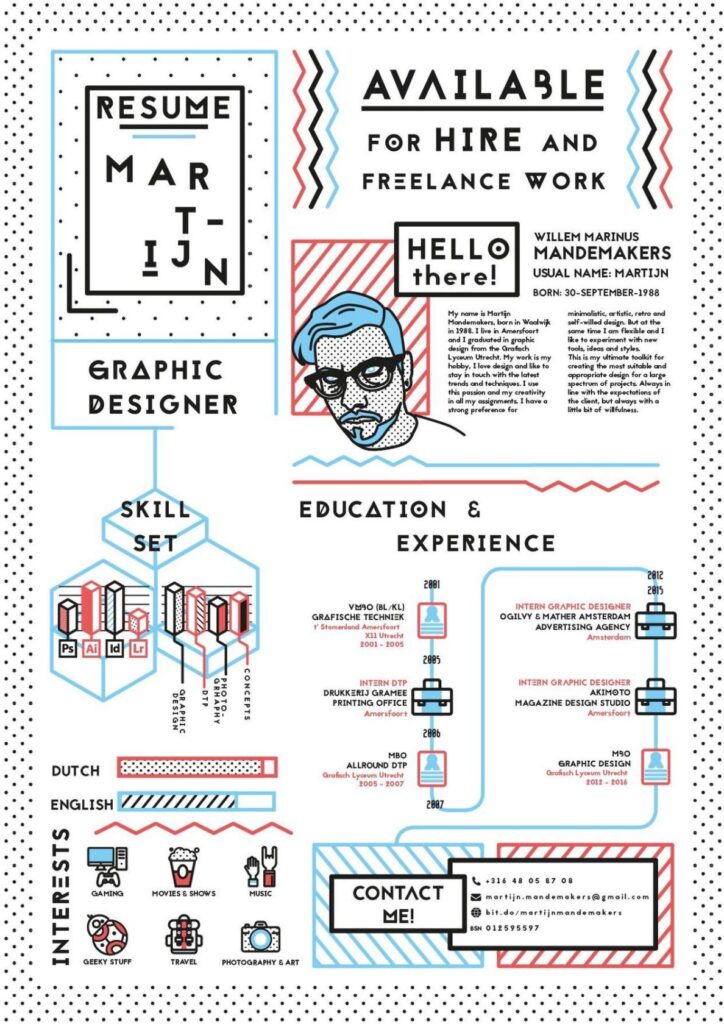 Creative CV Example